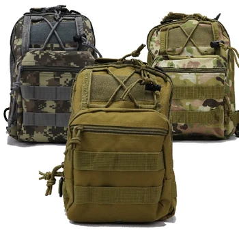 Мъжка чанта за кръстосано тяло Туризъм Къмпинг Транспортно оборудване Външна военна тактическа каишка Лов Пътуване рамо чанта раница