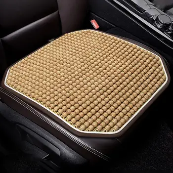 Универсална възглавница за седалка от мъниста Неплъзгаща се лека седалка Cover Car Wooden Bead Seat Cover Cushion