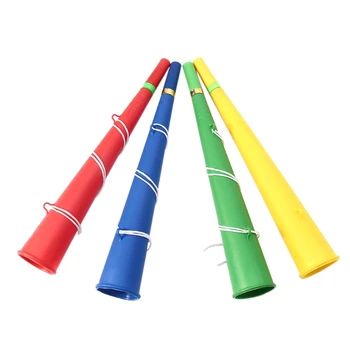 Футболни игри фен Cheer Party рог пластмаса Vuvuzela дете тромпет играчка