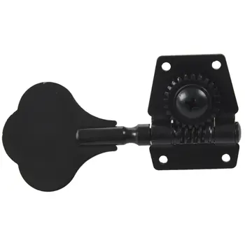 4Pcs китара тунинг колчета електрически бас китара Gear тунинг колчета черен