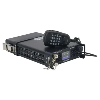 HAMGEEK PMR-171 20W 100K-2GHz Военен късовълнов радио SDR приемо-предавател Двоен VFO режим CW AM SW FT8 USB LSB FM DMR Мобилно радио