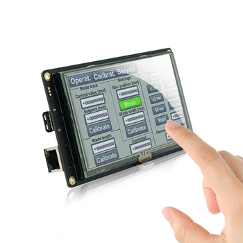 5.6 инчов интелигентен HMI сериен TFT LCD дисплей с безплатен софтуер + 256M флаш памет + сензорен екран за всеки MCU