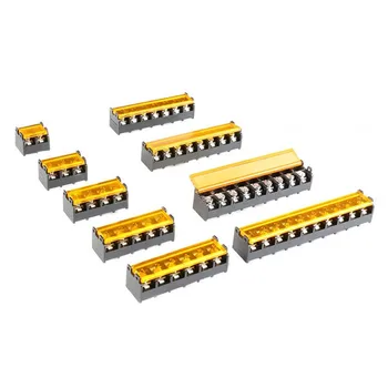 50pcs HB9500 HB-9500 капак бариера терминал 9.5MM стъпка 300V 30A високо токови конектори бариерни блокове 2/3/4/5/6/7/8/9/10Pin