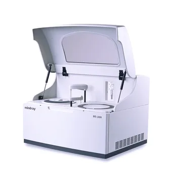 Използван Mindray BS200 Автоматизиран химичен анализатор Обновен BS-200 Цена Добро състояние Биохимия 