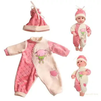 Y4UD симулация прераждане за кукла дрехи за кукла рокля бебешки дрехи за кукла