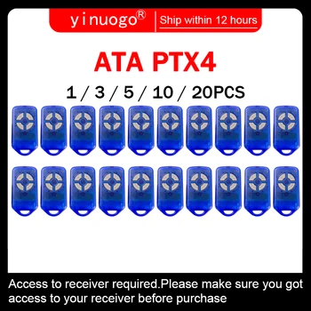 NEW ATA Securacode PTX4 дистанционно управление гаражна врата отварачка 433.92MHz ATA PTX4 гараж дистанционно управление порта безжичен предавател