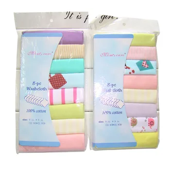 8бр/пакет 100% памук новородено бебешки кърпи слюнка кърпа кърмещи кърпи бебе момчета момичета Bebe Toalha кърпа