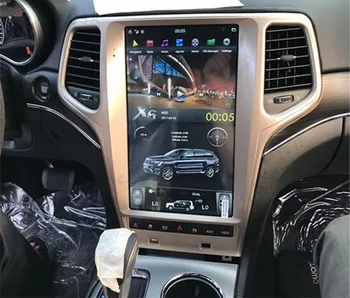 За джип Гранд Чероки 2010-2018 2019 Автомобилно радио 13.6inch сензорен екран ъпгрейд Wirelss CarPlay мултимедиен плейър 8 ядро стерео