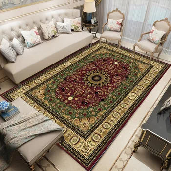 Ново пристигане персийски бохемски хол диван килим, скандинавски спалня балкон мат марокански ретро против хлъзгане килим декор