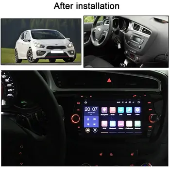 Android 10.0 4+64G кола мултимедийно радио за Kia Ceed 2013-2016 GPS навигация Автоматично аудио стерео рекордер главата единица DSP Carplay
