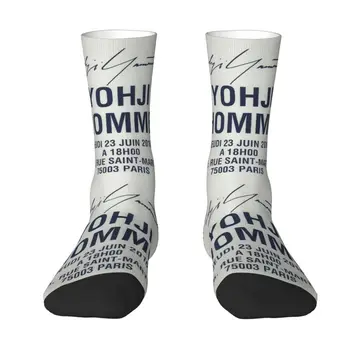 Cool печат Yohji Yamamoto Skullies чорапи за мъже жени участък лято есен зима екипажа чорапи