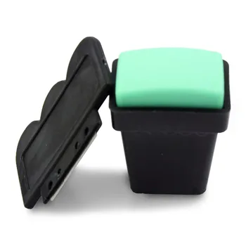 Kimcci нокти изкуство изображение печат комплект щамповане зелен щамповане плочи маникюр инструмент шаблон за DIY 1 щамповане + 1 скрепер