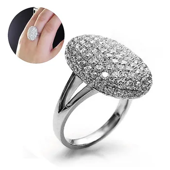 Моден филм Twilight Breaking Dawn Bella годежен сватбен пръстен разкошен кристал инкрустация жени пръстени бижута