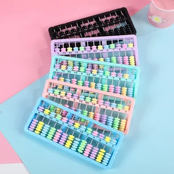 13 колона преносим пластмасов абакус аритметичен изчислителен инструмент с цветни мъниста Детски образователни играчки