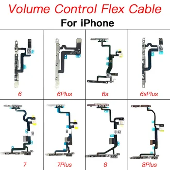 Volume с ням бутон Flex кабел замяна за iPhone 6 6s 7 8 Plus