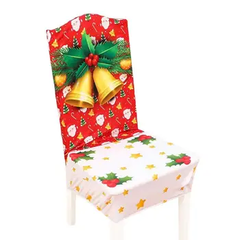 Стол обхваща Коледа трапезария стая стол обратно капак Slipcovers за многократна употреба и удобен стол обратно капак Коледа трапезария стол