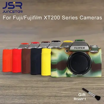 Мека силиконова броня Калъф за кожата на камерата за Fujifilm X-T200 Fuji XT200 Протектор гумена обвивка Fujifilm XT200 Fuji X-T200