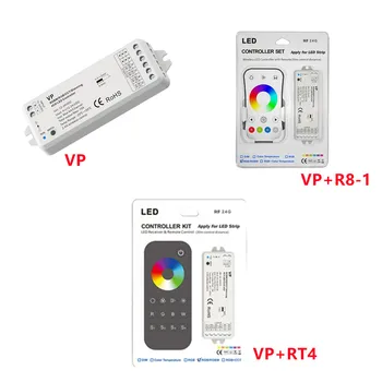 4CH CV / RGB / RGBW LED лента контролер 2.4G HZ RF DC12-24V Плавно затъмняване и превключване без никакво изглаждане за RGB / RGBW led лента