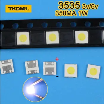 TKDMR 50pcs 2W 6V 3535 TV подсветка LED SMD диоди студено бял LCD телевизор подсветка Televisao TV подсветка диод лампа ремонт приложение