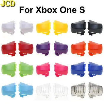 JCD многоцветни пластмаси LT RT рамо задейства бутони комплект за Xbox One тънък S контролер джойстик игра аксесоари