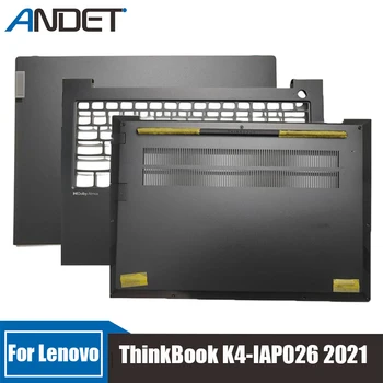 Ново за Lenovo ThinkBook K4-IAP026 2021 Черен LCD заден капак заден капак Palmrest главна клавиатура Bezel бележник долна обвивка