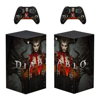 Diablo IV стил Xbox Series X стикер за кожа за конзола & 2 контролера Decal винил защитни кожи стил 1