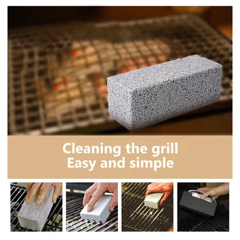 Grill Cleaning Brick Pumice Stone De-Scaling Cleaning Block for BBQ Racks / Flat Top Cookers / Pool
