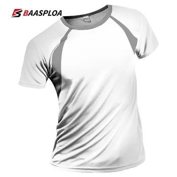 Quick Dry Short Sleeve Sport T Shirt Gym Jerseys Fitness Shirt Trainer Running T-Shirt Мъжки меки върхове Дишащо спортно облекло