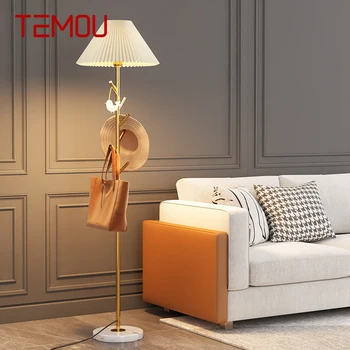 TEMOU Скандинавска подова лампа Модерна модерна семейна стая Спалня Творчество LED декоративна стояща светлина