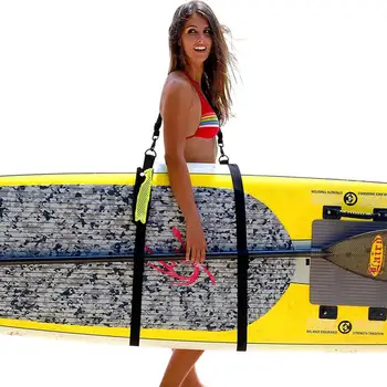 Paddle Board Carrier Paddleboard Каишка за носене Лека издръжлива регулируема каяк каишка за носене Удобна противоплъзгаща раменна