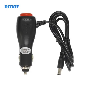DIYKIT 5.5 x 2.1mm DC10V към DC24V вход зарядно за кола захранващ адаптер DC12V изход за автомобилна камера кола монитор интерком