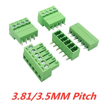  10PCS 15EDG 3.81MM 3.5MM KF2EDG PCB винт клемен блок конектор PLUG PIN HEADER SOCKET 2/3/4/5/6/7/8P