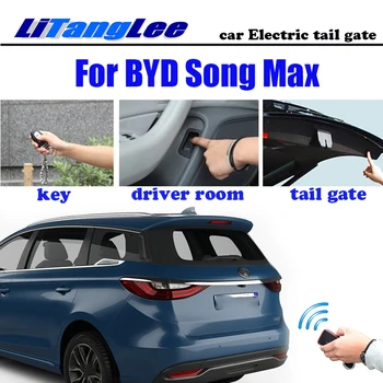 For BYD Song Max 2017~2023 Дистанционно управление Капак на багажника LiTangLee Кола Електрически багажник Lift Tailgate Assist System