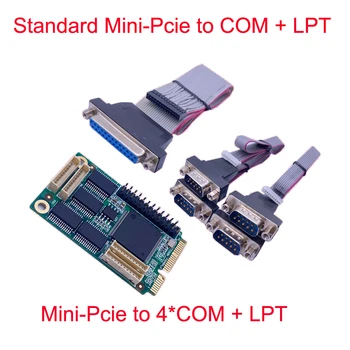 Конвертор Mini-Pcie конектор към COM + LPT малка платка