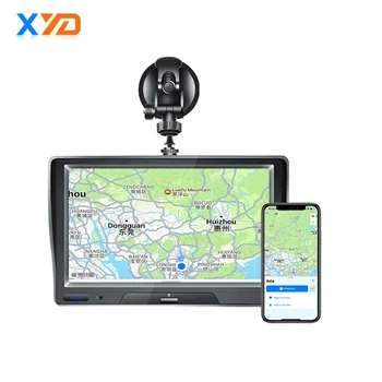 Рекордер за шофиране на превозни средства 7 инчов сензорен екран с двоен обектив камера за кола DVR предна и задна камера