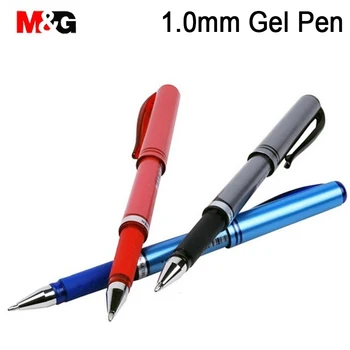 M&G AGP13604 1.0mm гел писалки голям капацитет Черно / синьо / червено 12pcs / кутия