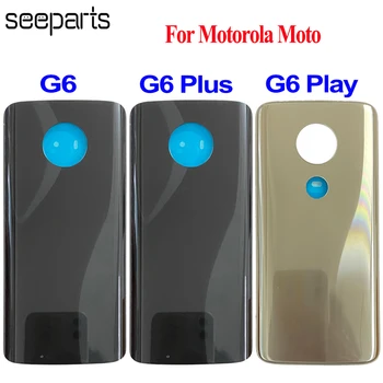 За Motorola Moto G6 Корпус на задната врата на батерията за Moto G6 Възпроизвеждане на задния капак Корпус G6 Plus Капак на батерията
