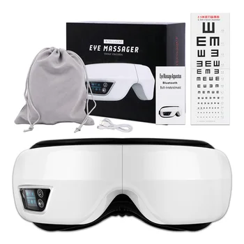 Eye Massager 6D Smart Airbag Vibration Eye Care Instrumen Heating Bluetooth Music облекчава умората и тъмните кръгове Маска за сън