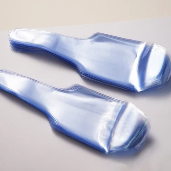 10Pcs фризьорски ножици комплект PVC плюс шлайфане опаковка чанта за еднократна употреба ножица чанта водоустойчив инструмент защита чанта