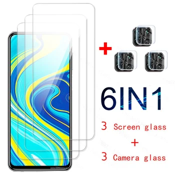 Пълно покритие стъкло за Xiaomi Redmi 9 9A 9T 9C NFC камера обектив филм екран протектор Redmi бележка 9 Pro Max 9S 9T закалено стъкло