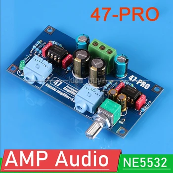 Portable 47 AMP аудио слушалки усилвател на мощност съвет NE5532 OP комплекти