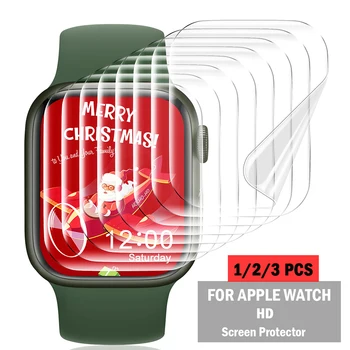 Full HD хидрогел филм за Apple Watch ултра-2 49mm 45mm 41mm 44mm 40mm 42MM / 38mm екран протектор iWatch серия 9 8 7 6 5 4 3 Se