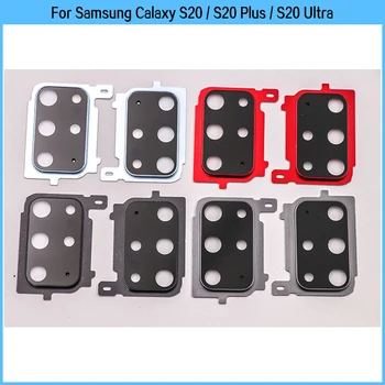 10PCS за Samsung Calaxy S20 / S20 Plus / S20 Ultra задна камера рамка притежателя обектив стъклен панел капак задна камера стъклен обектив замяна