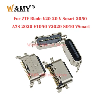 5-100Pcs USB зарядно зарядно устройство за зареждане на док порт конектор за ZTE Blade V20 20 V Smart 2050 A7S 2020 V1050 V2020 8010 VSmart тип C щепсел