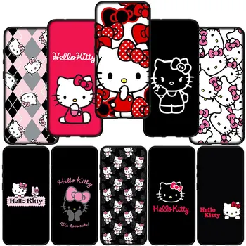 Hello kitty Cat Hot Fashion Cover Телефон корпус за Huawei Y7A Y6P Y5P Y6 Y7 Y9 Prime 2018 2019 Y8P Y9A Y8S Y9S P Smart Soft Case