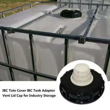 IBC Tote Lid Cover Water Tank Vent Cap Rain Barrel IBC найлонов филтър капак за вентилиране Ton Barrel Резервоар за съхранение на вода Капак на капака на резервоара