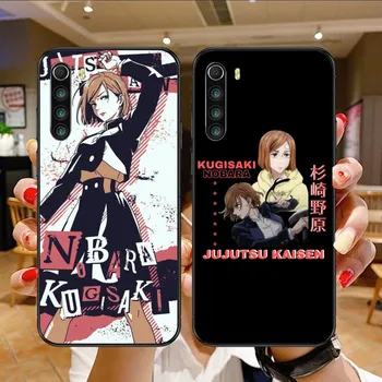 JJK Nobara Kugisaki Калъф за мобилен телефон за Xiaomi Mi 13 12 12S 12T 11T 10T 9T Lite Pro Ultra Poco F3 F4 F5 X4 GT черен капак