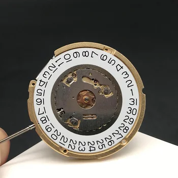 Ronda кварцов механизъм 6003D/6003.D Топ марка часовник механизъм части заместители злато часовник Movt бял datewheel оригинал