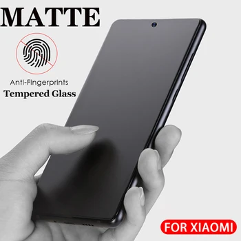 Анти-пръстов отпечатък матов екран протектор за Xiaomi Poco F5 F4 F3 F2 X6 X5 X4 GT X3 NFC защитно стъкло за Poco M4 M5S M6 Pro