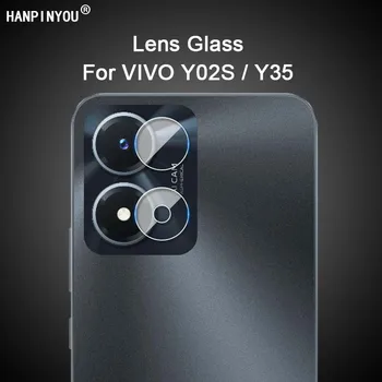 За VIVO Y02S / Y35 2022 Прозрачен ултра тънък гръб задна камера обектив капак протектор меко закалено стъкло охрана защитен филм